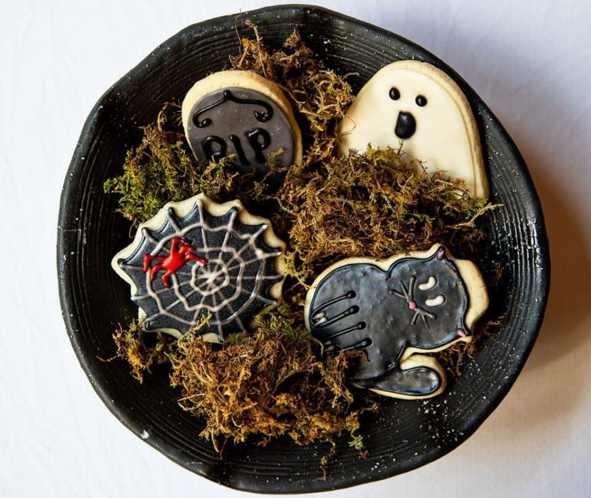 House-made Halloween cookies at The Charleston Place