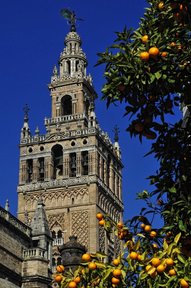 La Giralda bell tower in Sevilla
