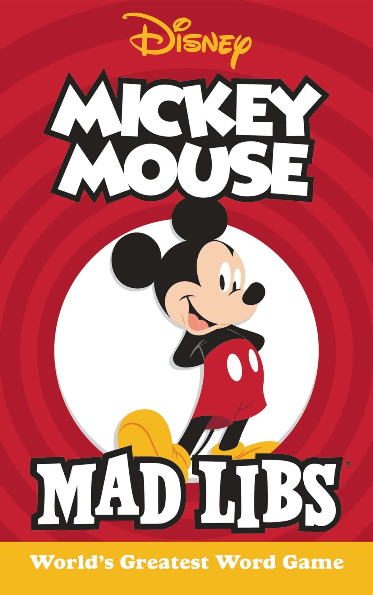 Mickey Mouse Mad Libs for Disney vacations