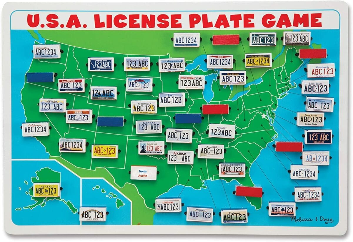 Melissa & Doug's License Plate Game 