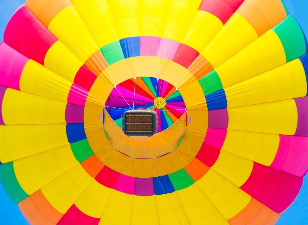 Soar above Albuquerque in the basket of a hot air balloon