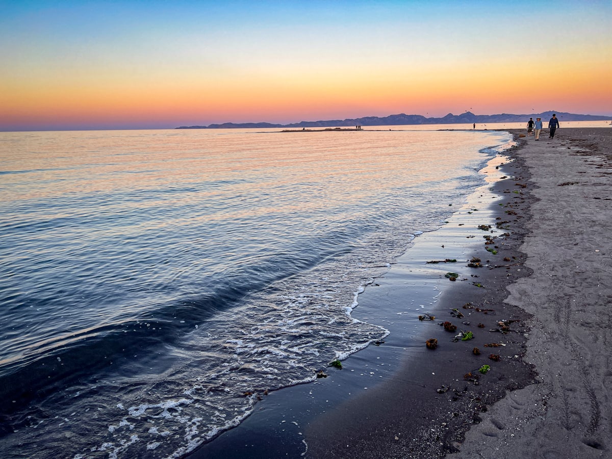 Playa Oasis at sunset 