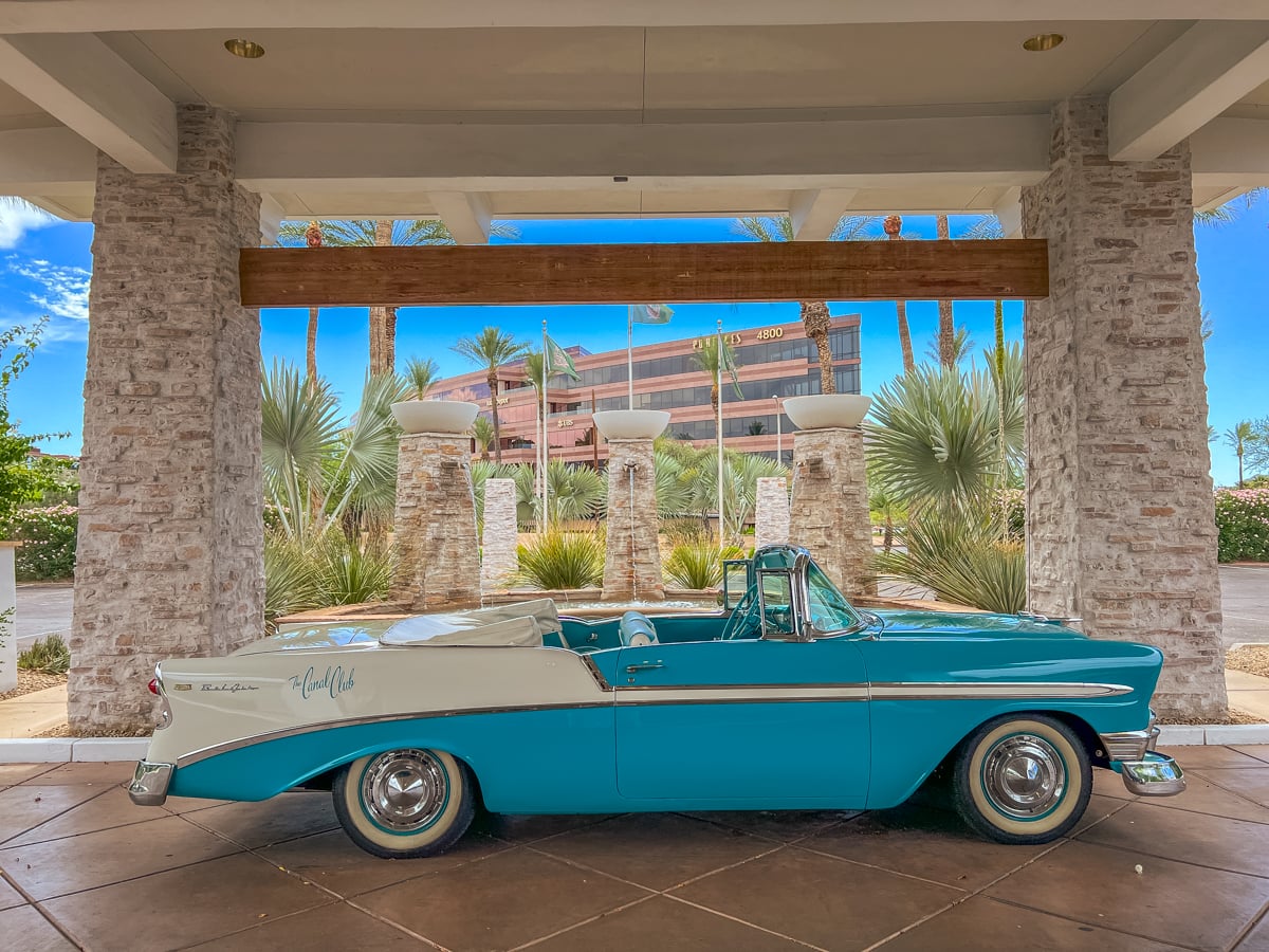 This 1956 Chevrolet Bel Air will deliver The Scott Resort overnight guests in style