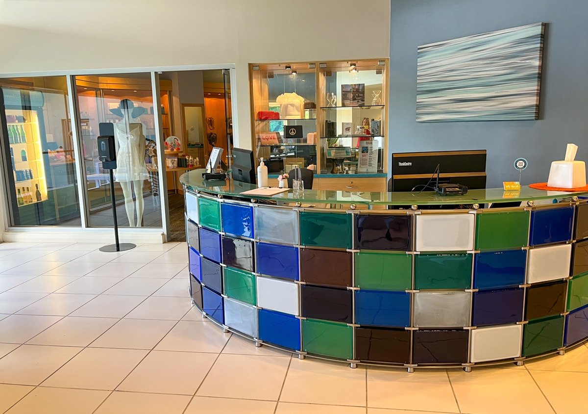 VH Spa for Vitality & Health lobby and retail store at Hotel Valley Ho in Scottsdale, AZ