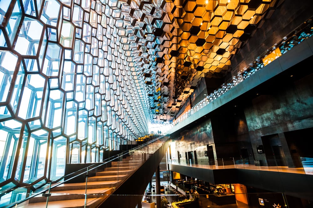 A look inside Harpa Concert Hall and Conference Center 