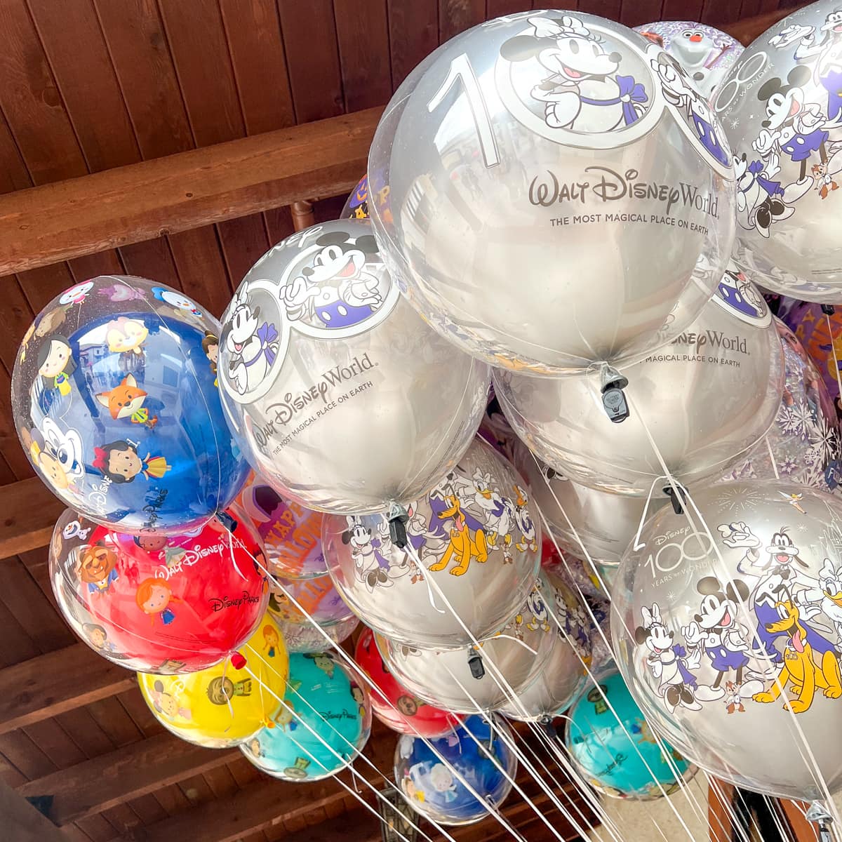 Disney balloons for sale at Disney Springs 