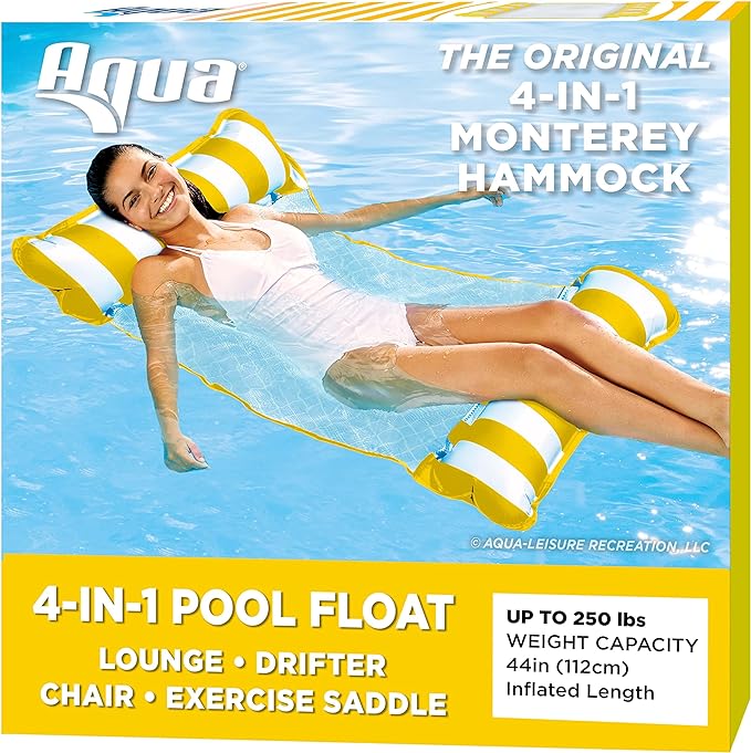 4-in-1 Inflatable Pool Float for Beach Vacations