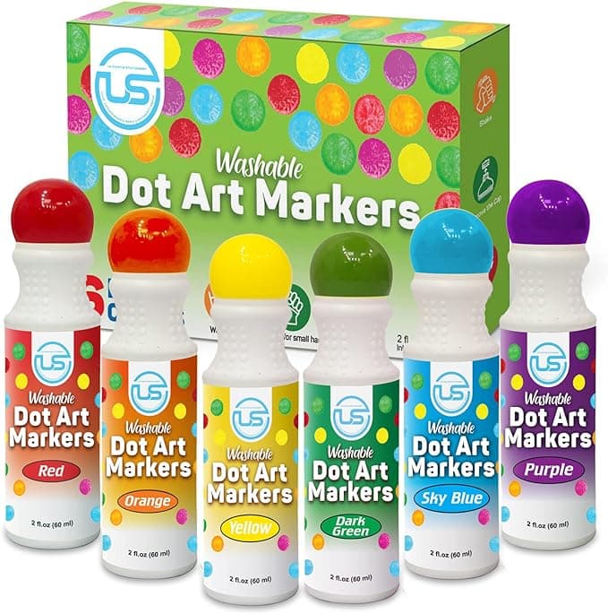 Ultimate Stationery Dot Markers for traveling with toddlers