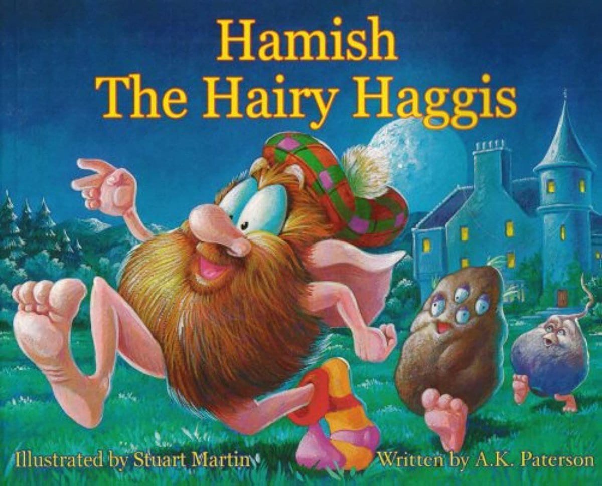 Hamish the Hairy Haggis, a funny children's book about Scotland