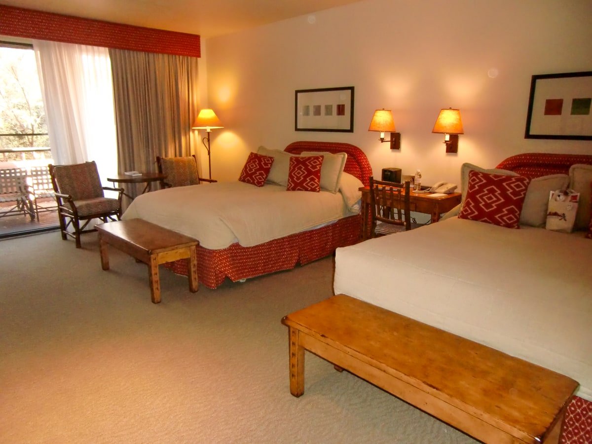 Bedroom in our Sedona Enchantment Resort casita