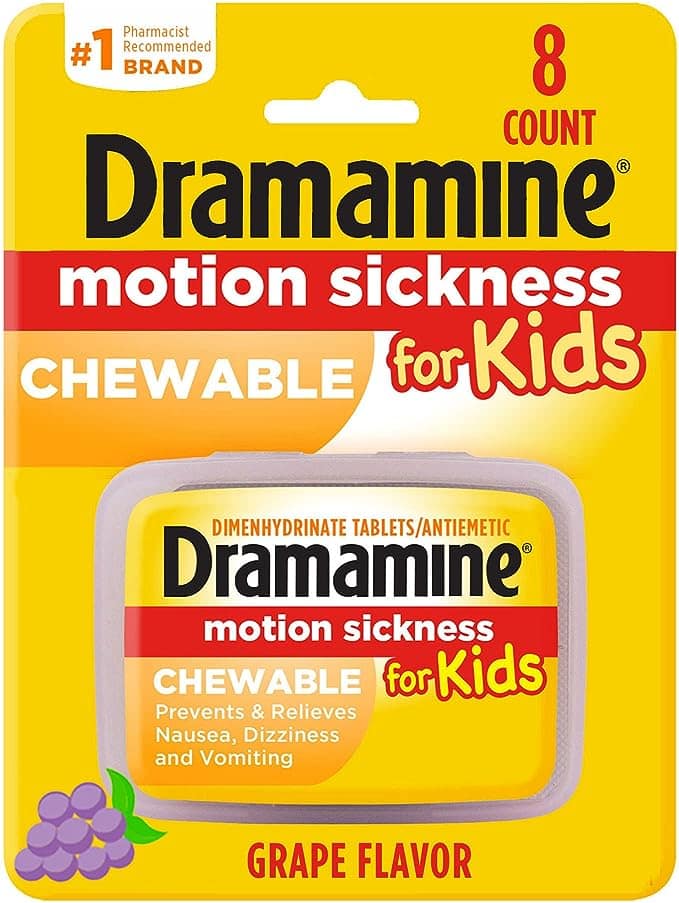 Dramamine Motion Sickness Chewable for Kids