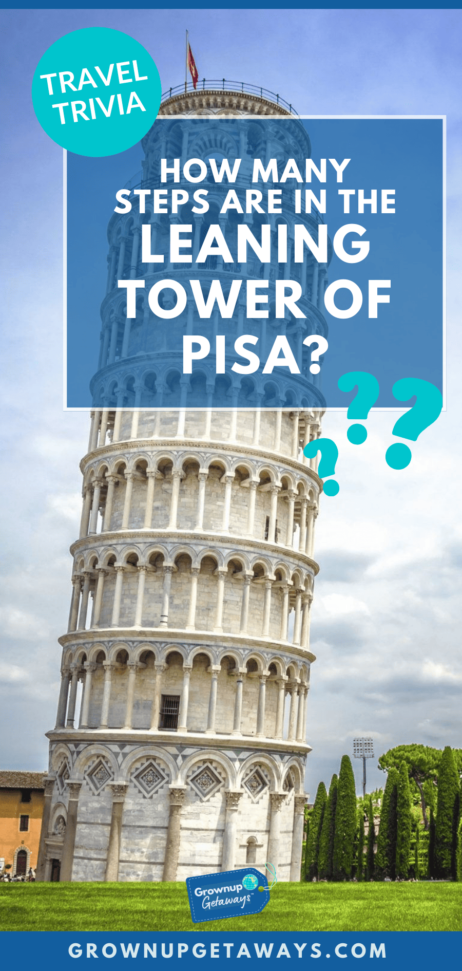 How many steps are in the Leaning Tower of Pisa?