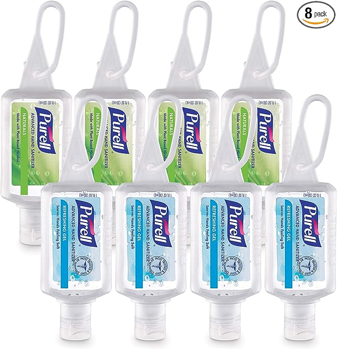 Purell Advanced Hand Sanitizer Variety Pack, Naturals and Refreshing Gel Travel Size