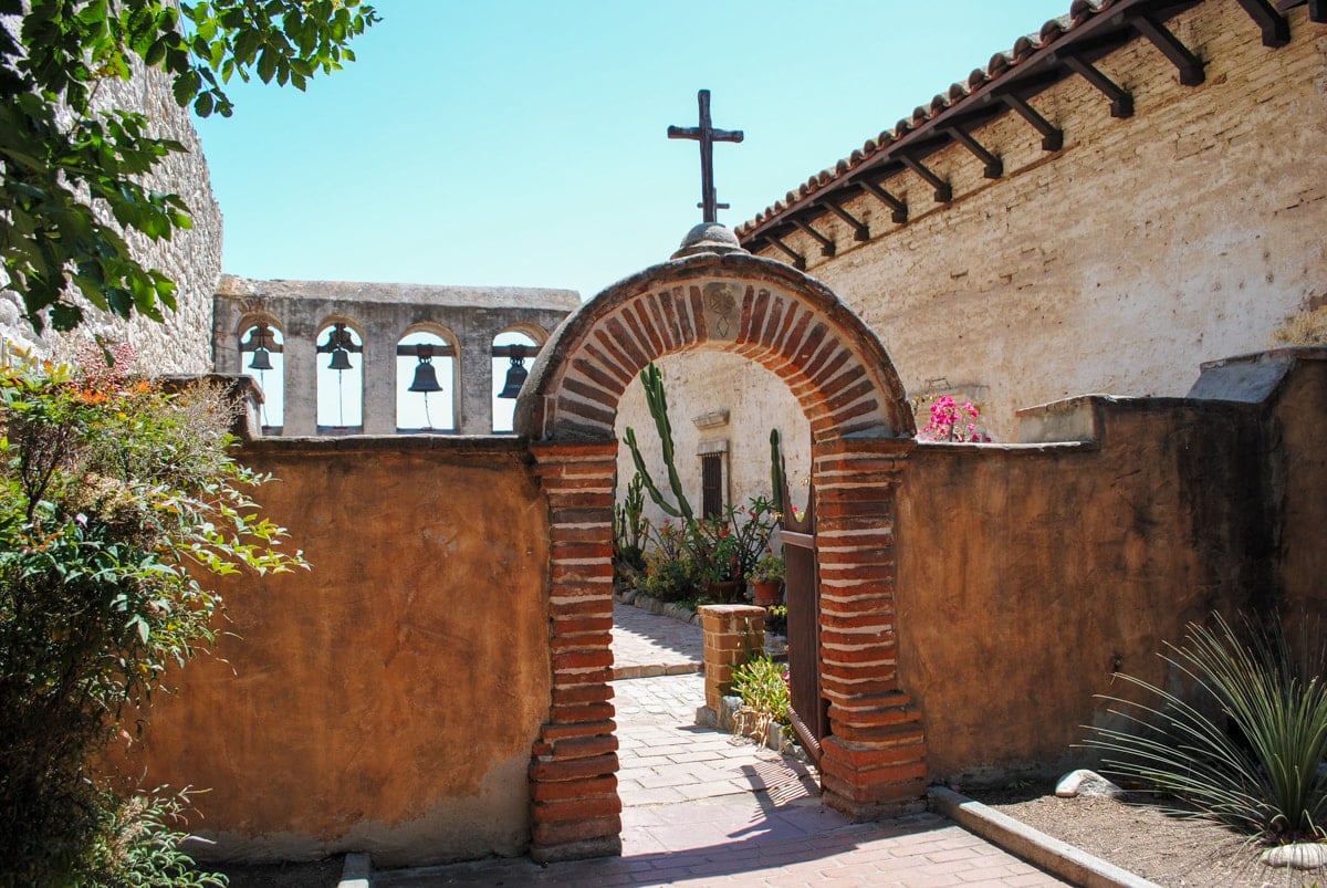 The bells at Mission San Juan Capistrano