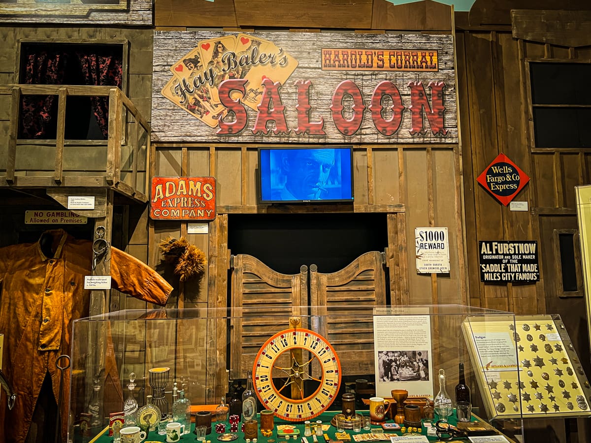 Old West display at Museum of the West 
