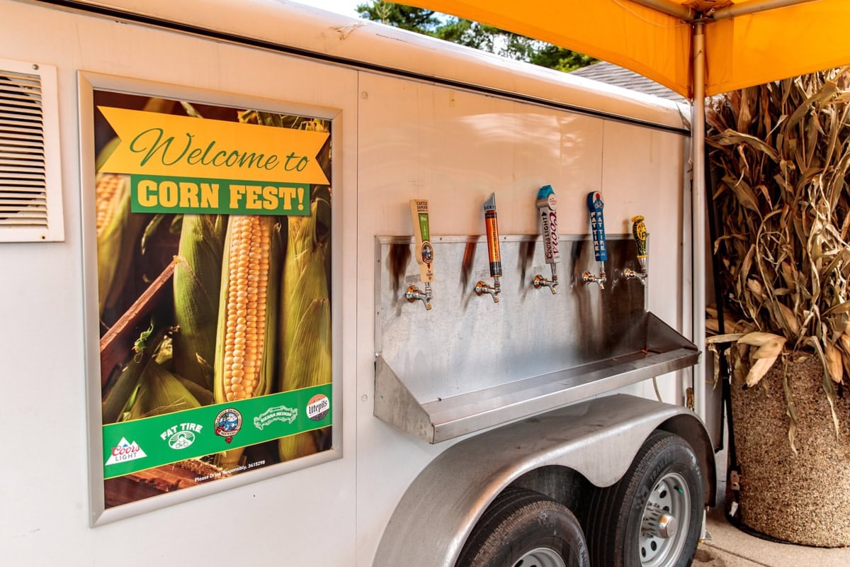 Corn Fest beer truck 