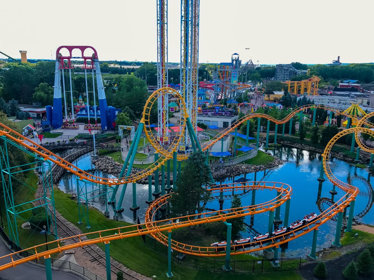 There are 75+ rides and attractions at Valleyfair, Minnesota's largest theme park