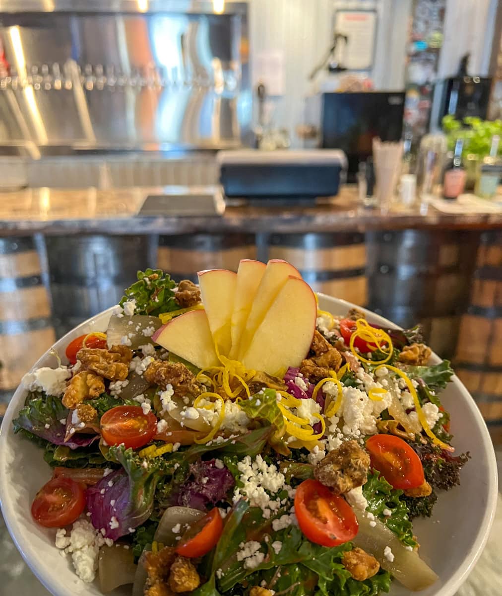 Denali Brewing Company Tasting Room Kale Salad