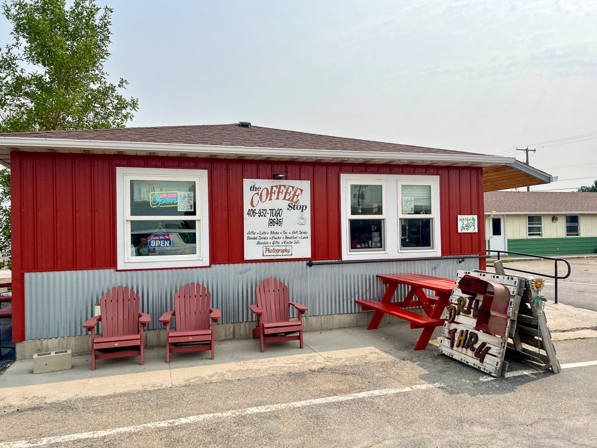 Coffee Stop, a coffee shop in Big Timber, Montana 