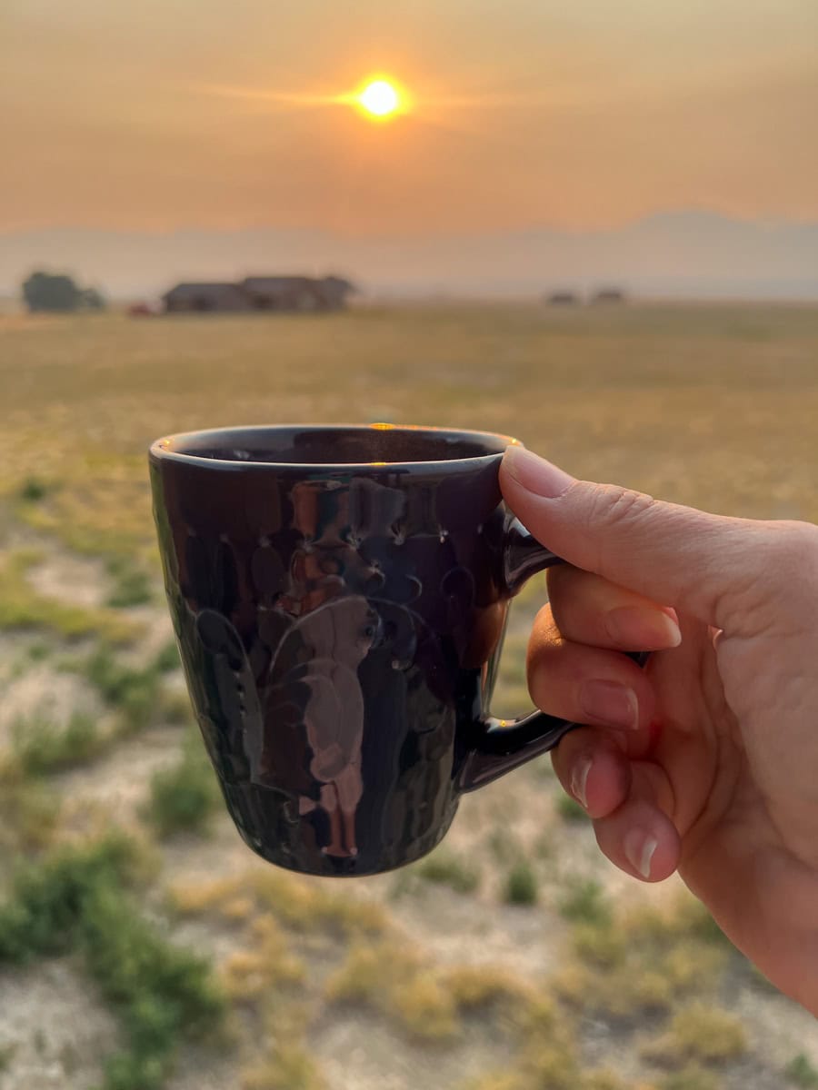 Sunrise coffee in Ennis 