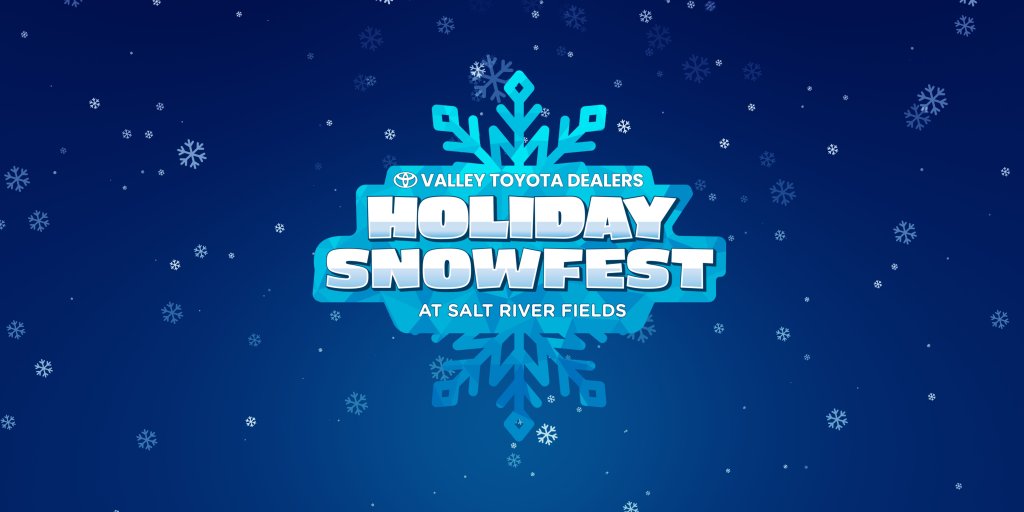 Holiday Snowfest at Salt River Fields 